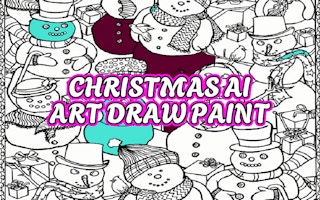 Image Christmas AI Art Draw Paint